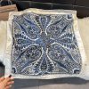 Timeless Bianca Blue Satin Hair Scarf - Drape Pakistan
