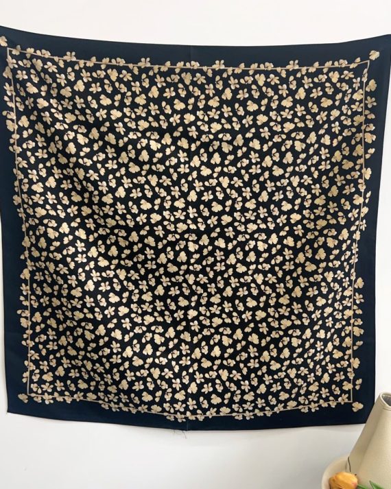 Classic Black Durian Head Scarf - Drape Pakistan