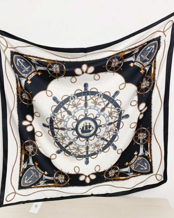 Chic Black Vogue Head Scarf - Drape Pakistan