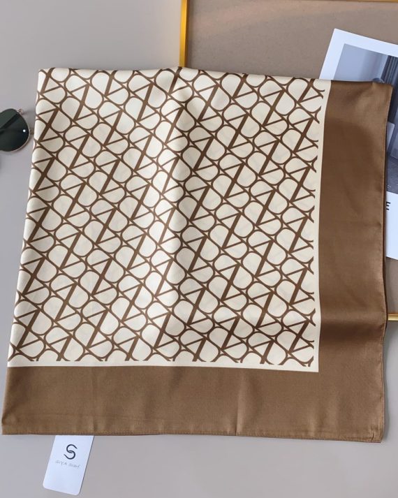 Timeless Bracken Brown Head Scarf - Drape Pakistan