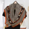 Premium Cinder Printed Silk Scarf - Drape Pakistan