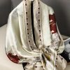 Timeless Cotton Seed Printed Silk Scarf - Drape Pakistan
