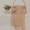 Luxe Crimps Pale Taupe Crimp Hijab - Drape Pakistan