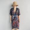Signature Dark Charcoal Silk Cape Shawl - Drape Pakistan