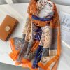 Exclusive Desert Sand Printed Chiffon Scarf - Drape Pakistan
