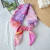 Radiant Flowery Pink Cotton Blend Bandana - Drape Pakistan