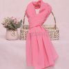 Sophisticated Georgette Chiffon Deep Blush Hijab - Drape Pakistan