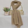 Timeless Georgette Chiffon Granite Green Hijab - Drape Pakistan