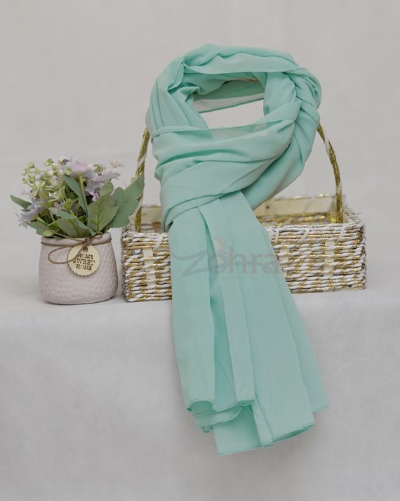 Signature Georgette Chiffon Gulf Stream Hijab - Drape Pakistan