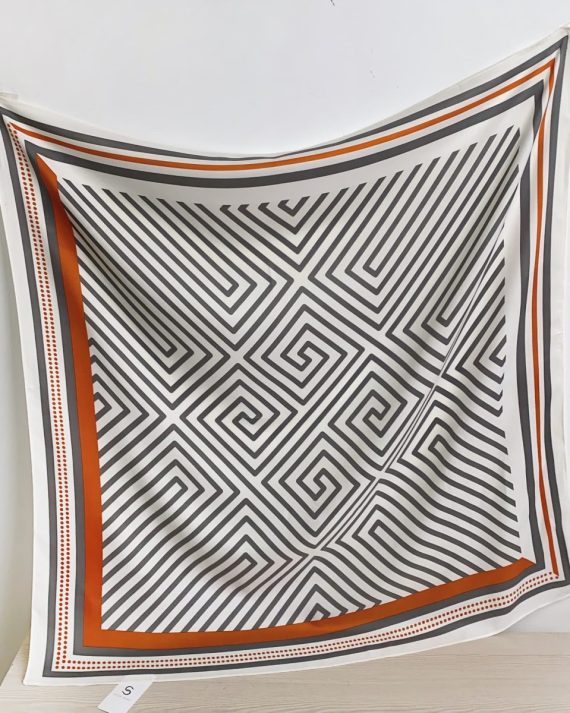Luxury Goshawk Grey Head Scarf - Drape Pakistan