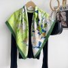 Sophisticated Green Fays Head Scarf - Drape Pakistan