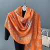 Premium Halloween Yam Printed Cotton Scarf - Drape Pakistan