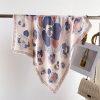 Exquisite Light Pink Satin Hair Scarf - Drape Pakistan