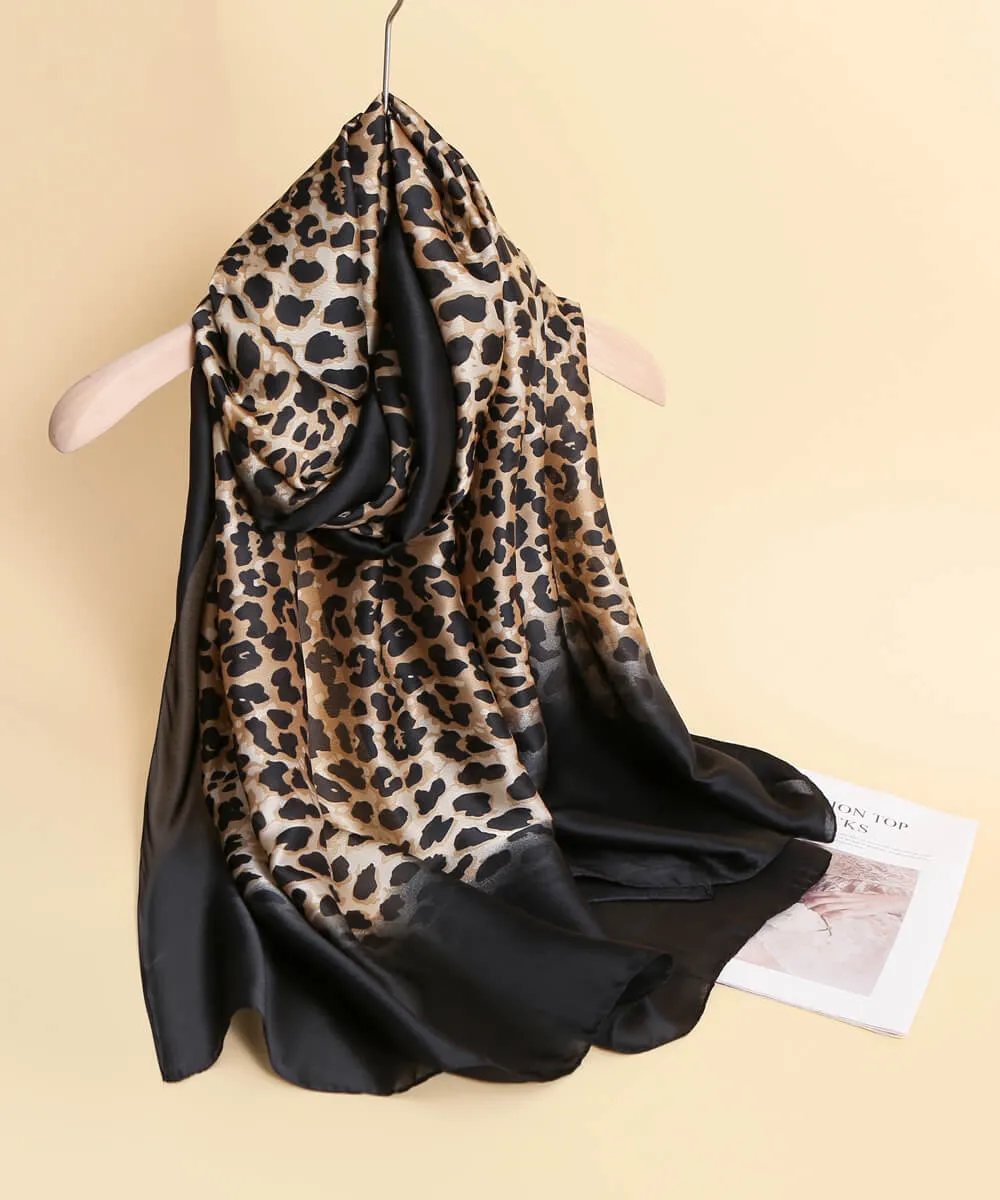 Radiant Limed Oak Printed Silk Scarf - Drape Pakistan