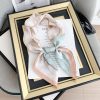 Chic Linen Pink Satin Hair Scarf - Drape Pakistan