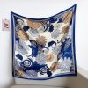 Radiant Nuite Blue Head Scarf - Drape Pakistan