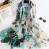 Classic Pearl Bush Printed Chiffon Scarf - Drape Pakistan
