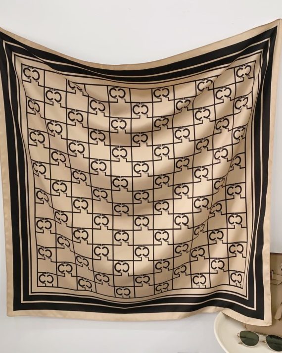 Sophisticated Pergament Brown Head Scarf - Drape Pakistan