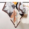 Premium Pinocchio Black Satin Hair Scarf - Drape Pakistan