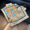 Premium Sandish Brown Satin Hair Scarf - Drape Pakistan