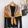 Opulent Shark Black Head Scarf - Drape Pakistan