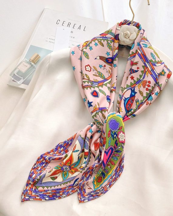 Premium Solid Pink Head Scarf - Drape Pakistan