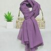 Classic Georgette Chiffon Sky Lavender Hijab - Drape Pakistan