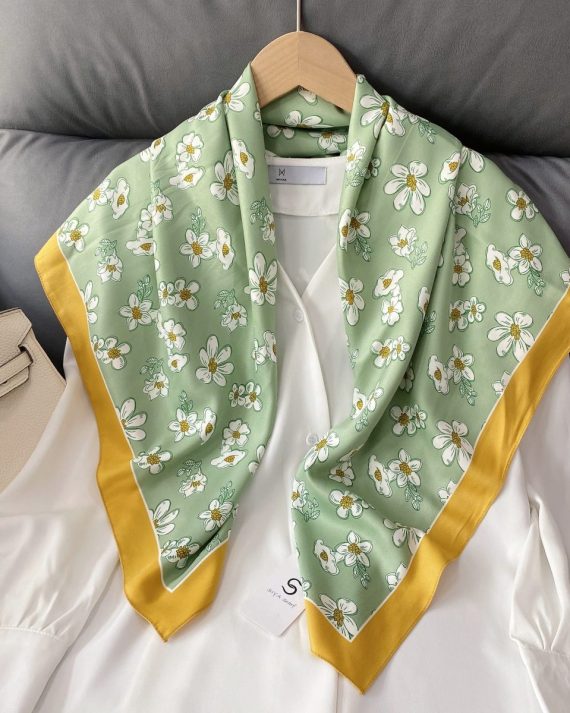 Signature Sweet Corn Head Scarf - Drape Pakistan
