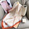 Exquisite Zircon White Satin Hair Scarf - Drape Pakistan