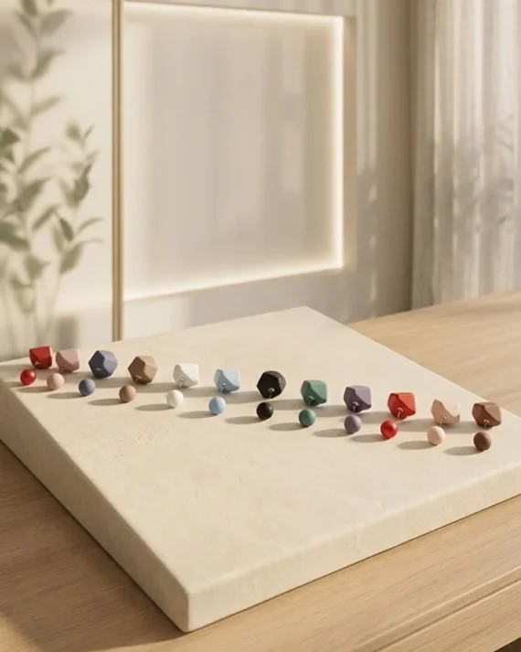 Multicolor Matte Hijab Pins Set