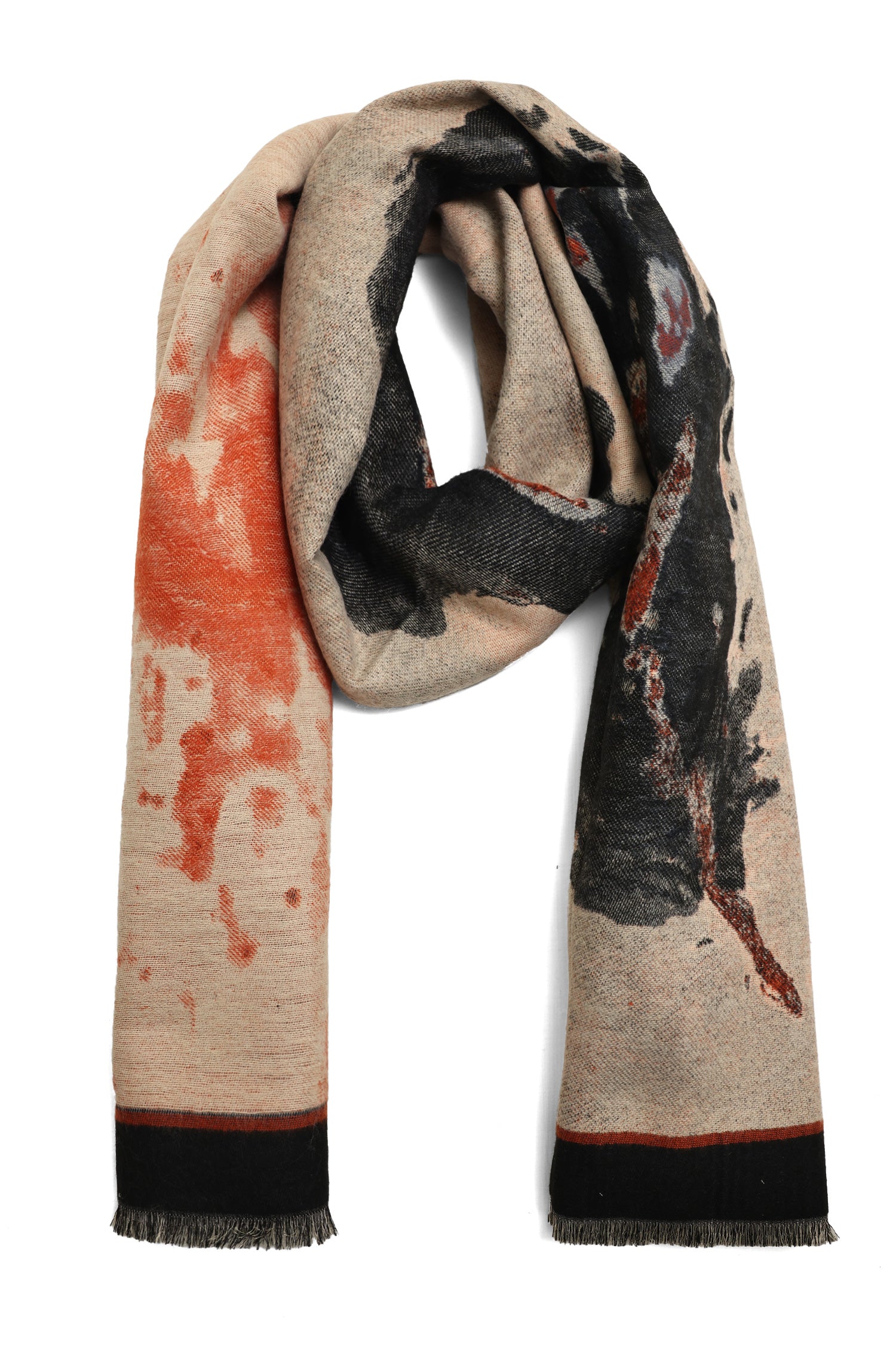 Splash Reflect Scarf – Orange